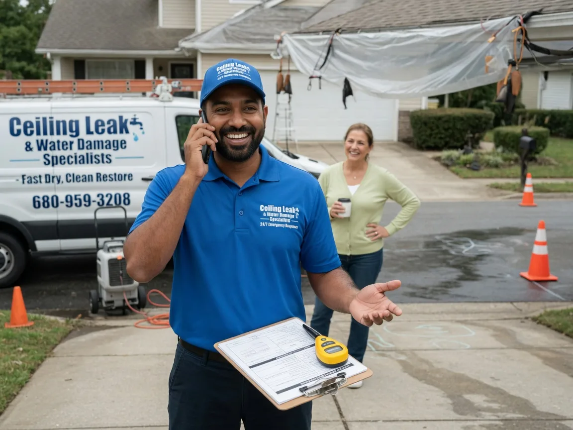 Ceiling Leak Cleanup Keosauqua, IA FAQs
